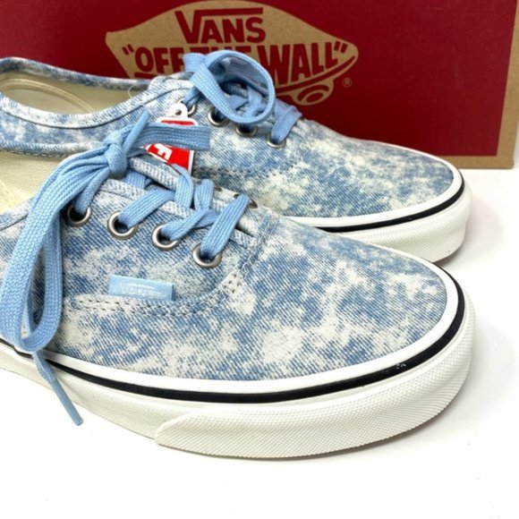 💖MEGA SALE💖VANS Women  VN0A5HZS9FM AUTHENTIC Denim Winter Sky Blue Canvas - Picture 4 of 11